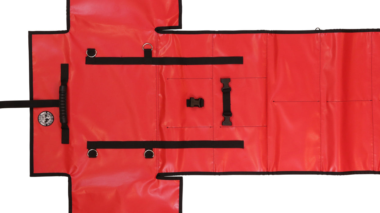 PackRoll (FIRST AID RED) Non-Modular Bug Out Roll