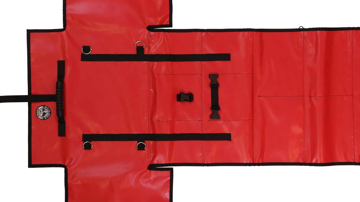 PackRoll (FIRST AID RED) Non-Modular Bug Out Roll