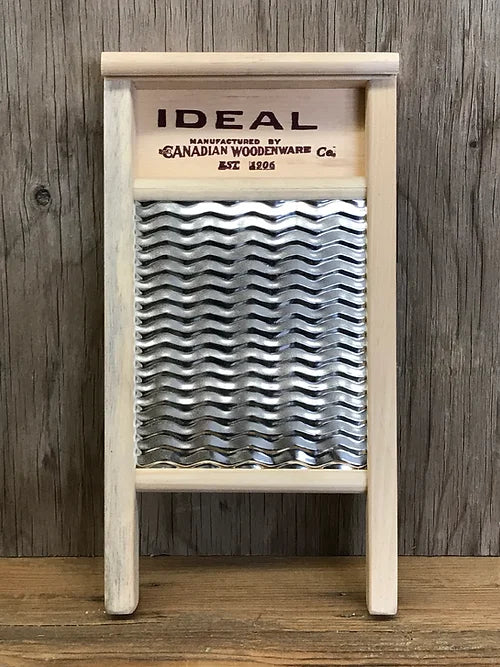 Canadian Woodenware Ideal Model Metal Washboard