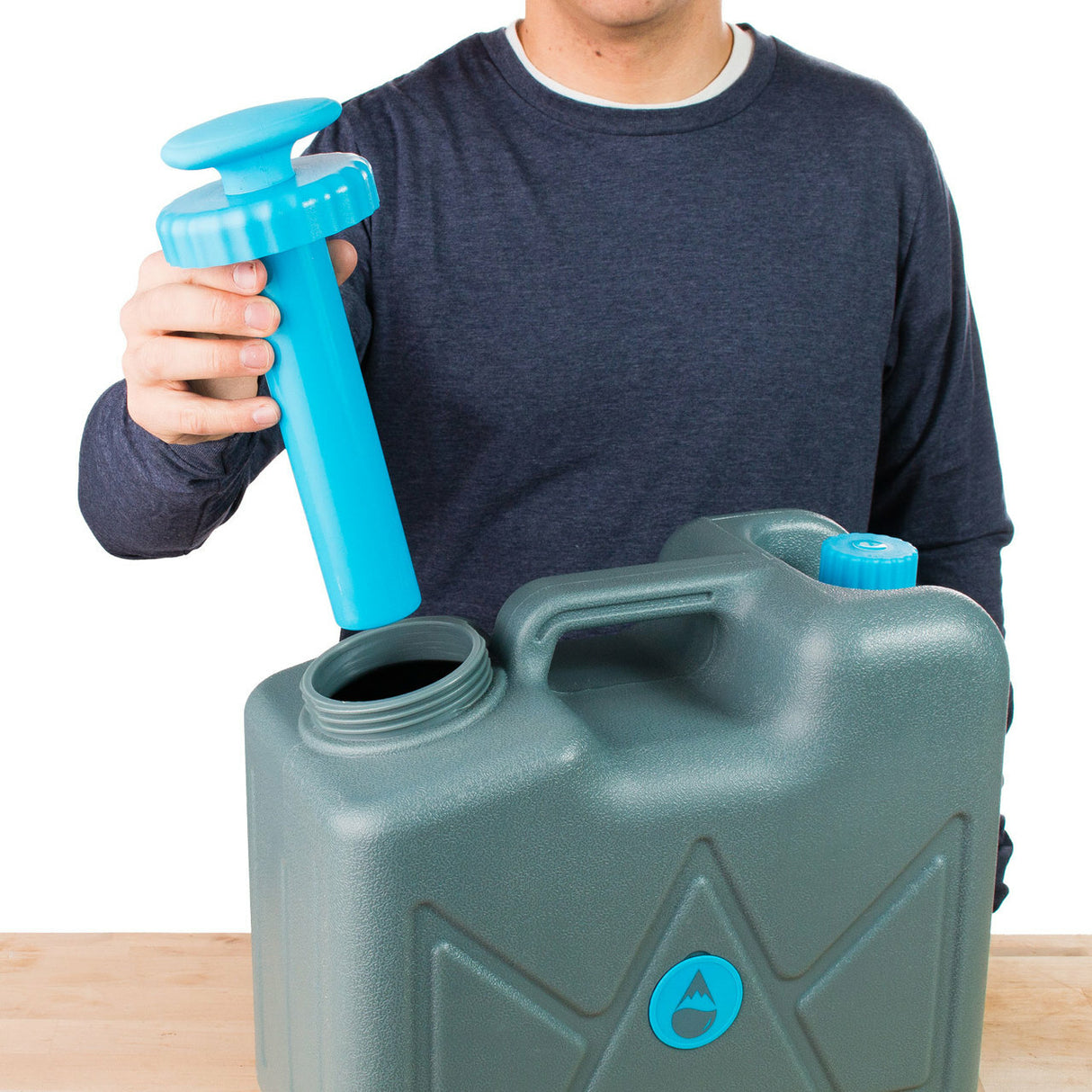 HydroBlu Pressurized Jerry Can Water Filter - Rugged & Heavy Duty