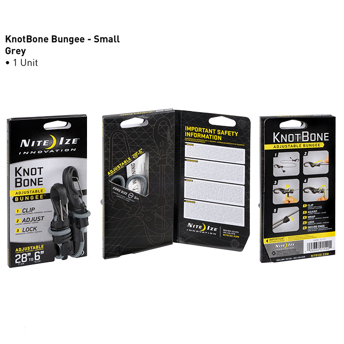 Nite-Ize Knot Bone Adjustable Bungee Cord (CHOOSE SIZE)