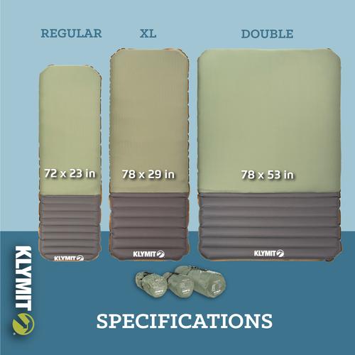 KLYMIT Sleeping Pad with Plush Foam Topper