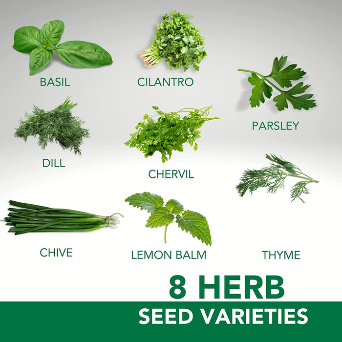 Limitless Growth 22 Vegetable & Herb Seed Varieties Pack | 9,500+ Seeds