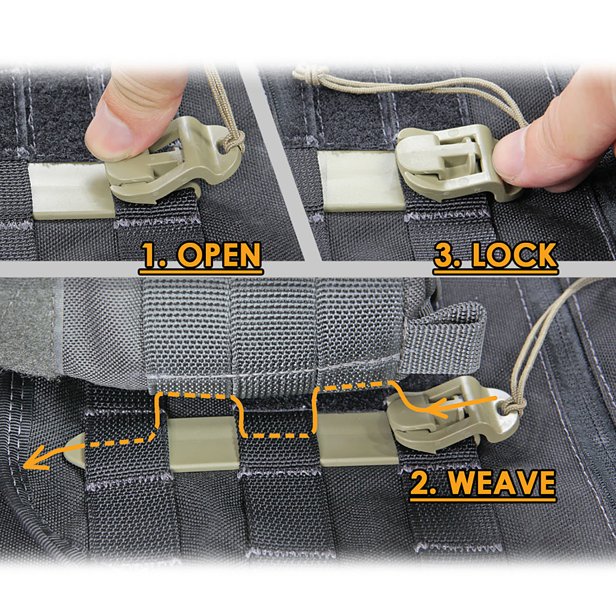 Vanquest 5" MOLLE Sticks (4pc)
