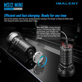 Imalent MS12 MINI Powerful Flashlight | 65,000 Lumens | 1036 Meters