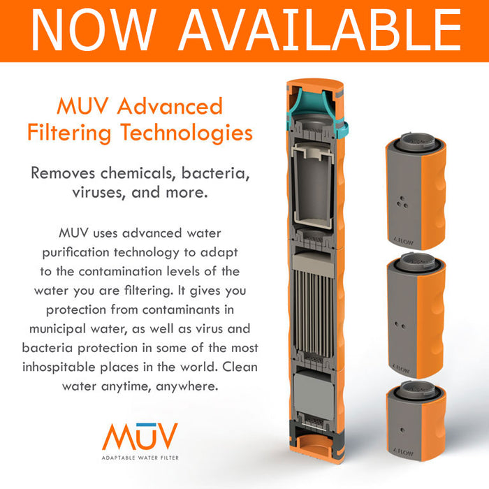 MUV Survivalist Water Filter  Package