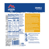 Mountain House- Granola with Milk & Blueberries Nutrition Facts