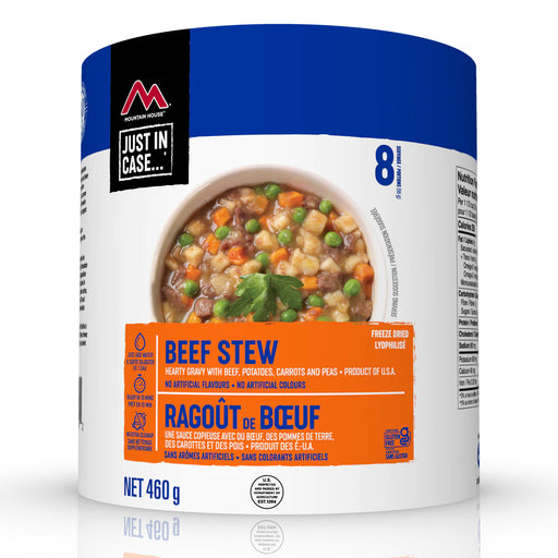 #10 Can Mountain House Vegetable Stew with Beef
