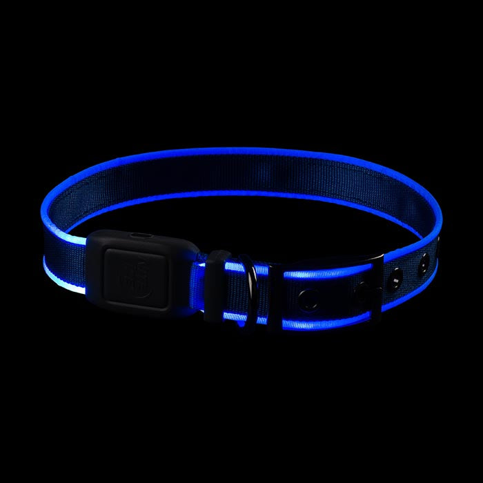 Nite-Ize Rechargeable Water Resistant LED Dog Collar - Glow or Flash modes