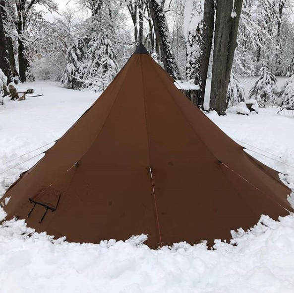 NorTent Lavvo 6 Winter Hot Tent Woodstove Compatible GREY