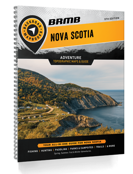 BRMB Nova Scotia Backroad Mapbooks- 5th Edition