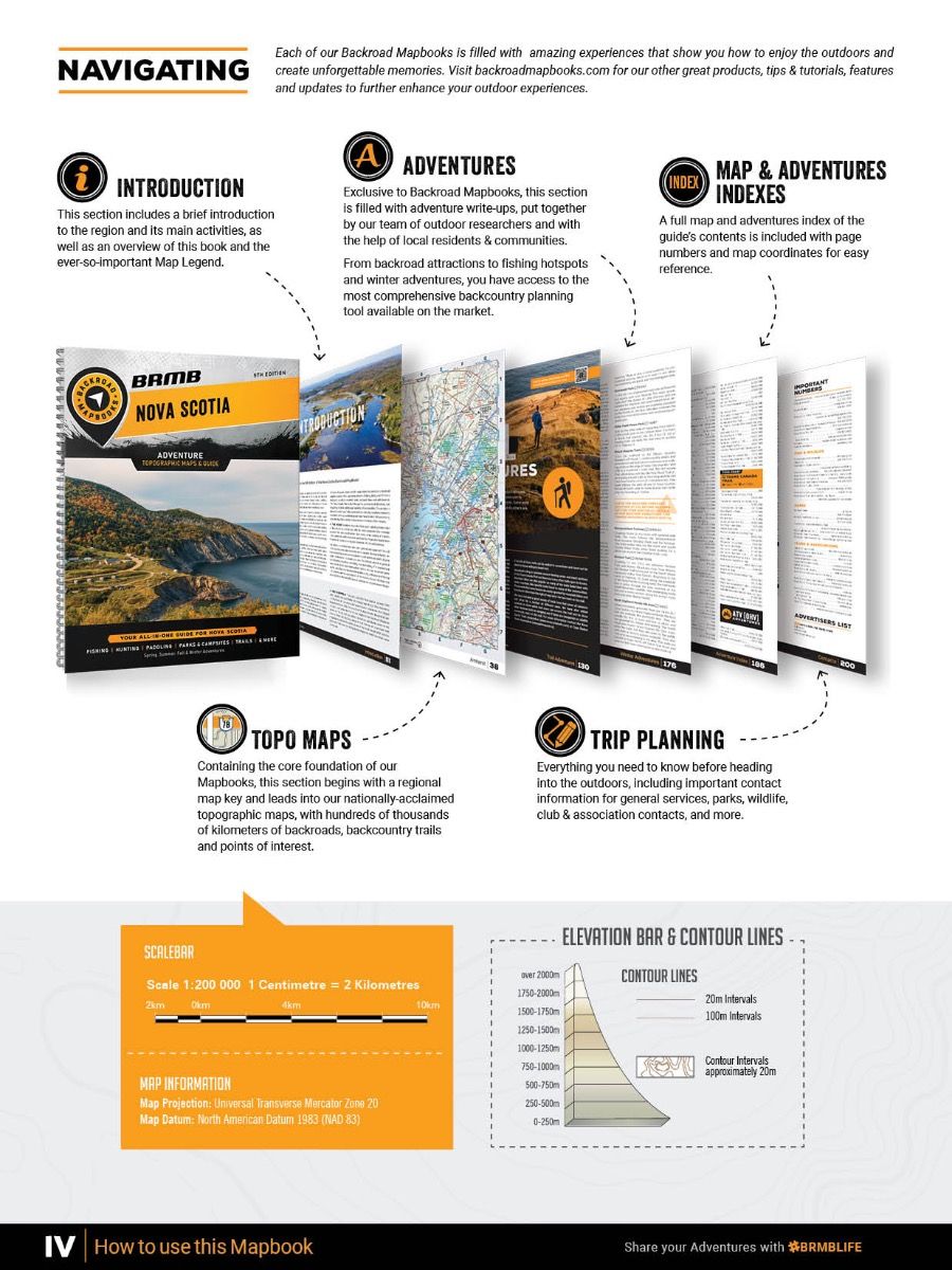 Nova Scotia Backroad Mapbooks - 5th Edition | BRMB