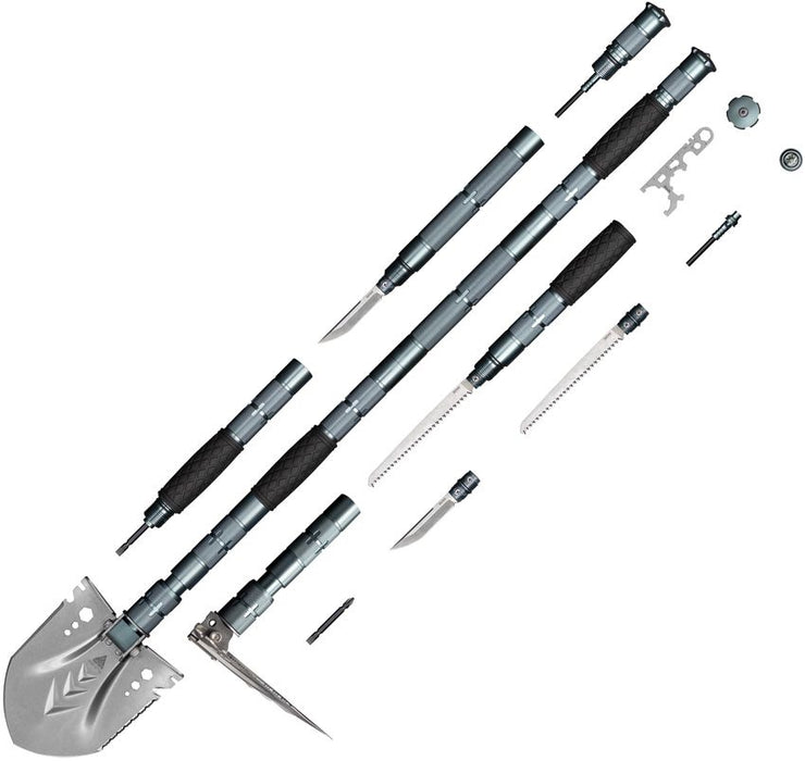 SRM Gray Multi-Purpose Shovel in induvial pieces 