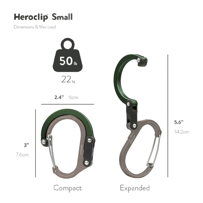 Heroclip® Carabiner Hook Clip