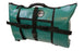 A green non-modular Bug out roll Packroll with a black rubberized handle, black heavy duty plastic clips, and the bug out roll emblem stitched to the top front of the bag.