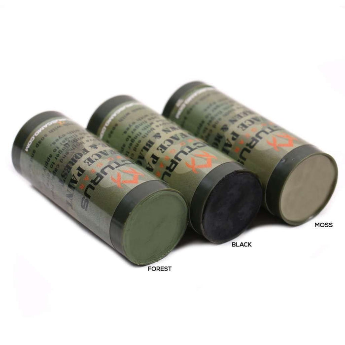 Arcturus Camo Face Paint Sticks - 6 colors in 3 double sided tubes