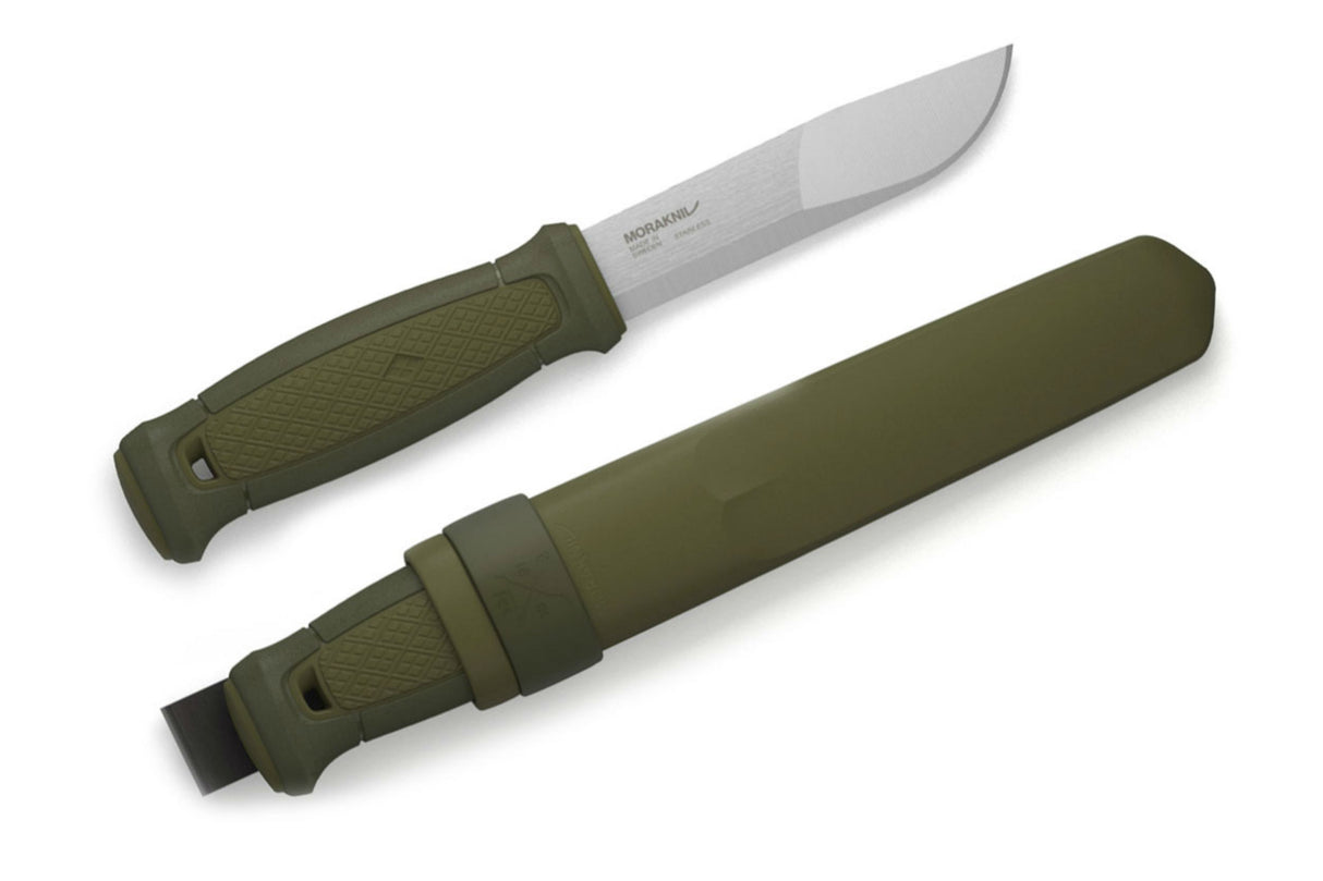 Morakniv Kansbol | Sandvik Stainless Steel | Military Green (12634)