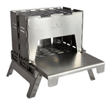 Winnerwell Table Board + Bottom Tray Titanium with Wood stove