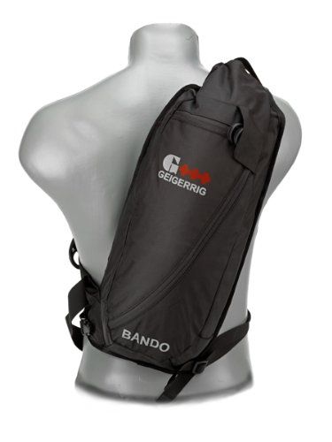 Geigerrig Rig Bando Hydration Pack over a mannequins shoulder.