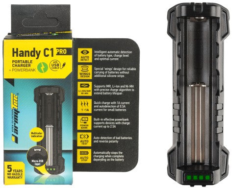 Portable Battery Charger and Powerbank - Handy C1 PRO | Armytek