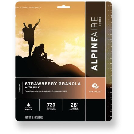 AlpineAire Foods Strawberry Granola with Milk