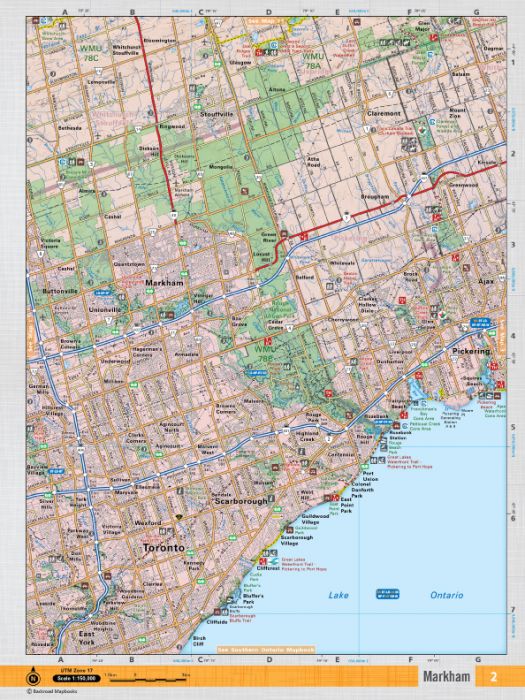 Cottage Country Ontario Backroad Mapbooks- 6th Edition | BRMB