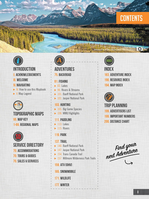 Central Alberta Backroad Mapbooks- 5th Edition | BRMB