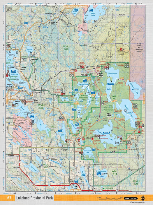 Central Alberta Backroad Mapbooks- 6th Edition | BRMB