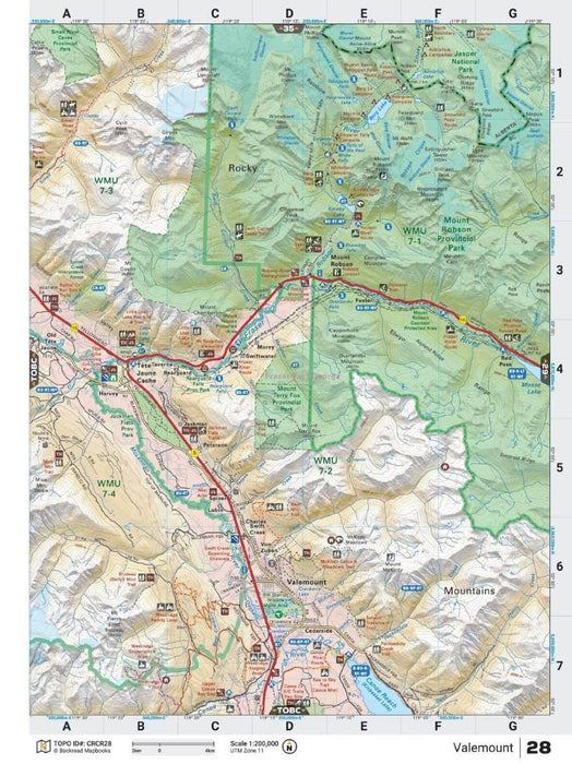 Canadian Rockies Backroad Mapbooks- 4th Edition | BRMB