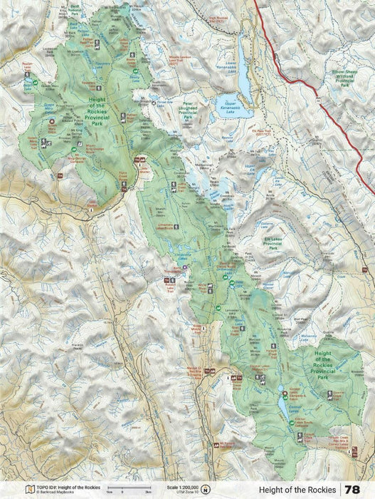 Canadian Rockies Backroad Mapbooks- 4th Edition | BRMB