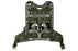 Mil-Spex M.O.L.L.E External Backpack frame with harness in a forest green color.