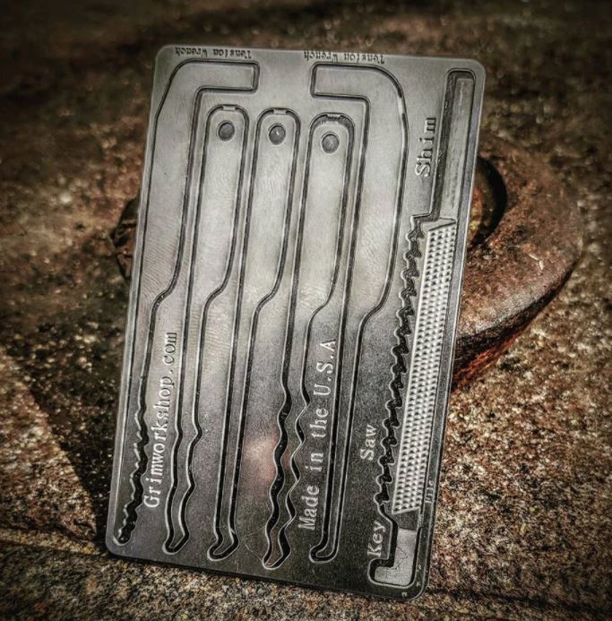 Survival Card- Tool Card (GRIM SURVIVAL TOOLS)