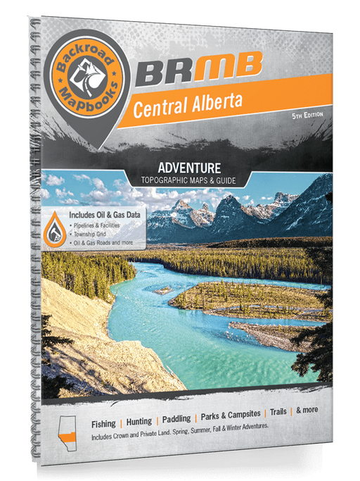 Central Alberta Backroad Mapbooks- 5th Edition