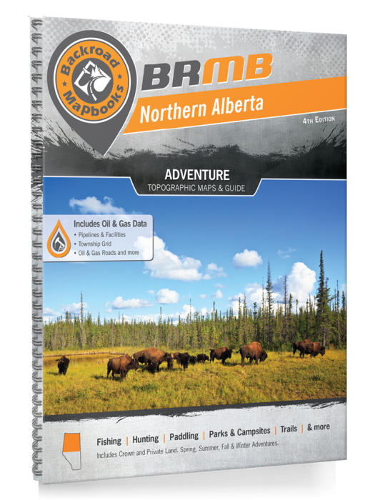 BRMB Northern Alberta Backroad Mapbooks- 4th Edition