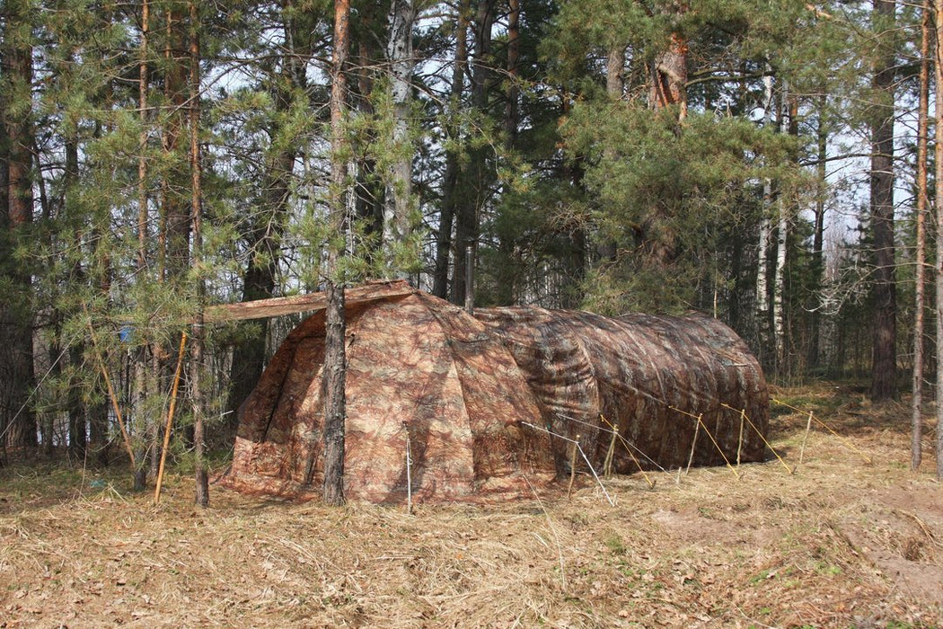 Russian Bear "UP-5" Woodstove Tent with DOOR |  3-8 person