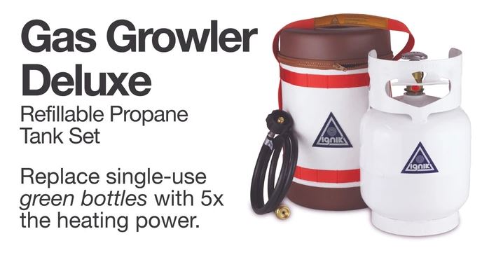 Ignik Gas Growler- Refillable Mini Propane Tank — Canadian Preparedness