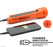 HybridLight Journey 1000 Orange Flashlight & Charger