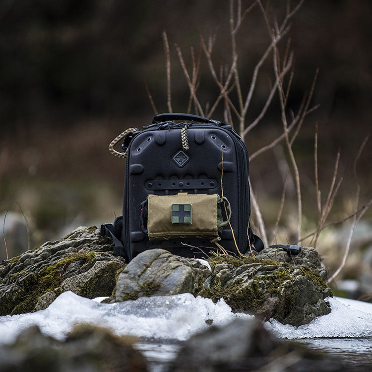 HAZARD 4 Grill Hard-Molle Photo Pack - Schwarzer Rucksack Für Kamera, Laptop & Motorrad