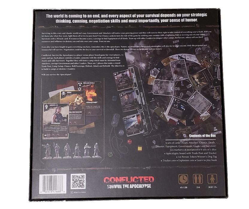 Conflicted  (Survive the Apocalypse) The Board Game