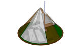 NorTent Lavvo 6 - INNER TENT LINER Diagram