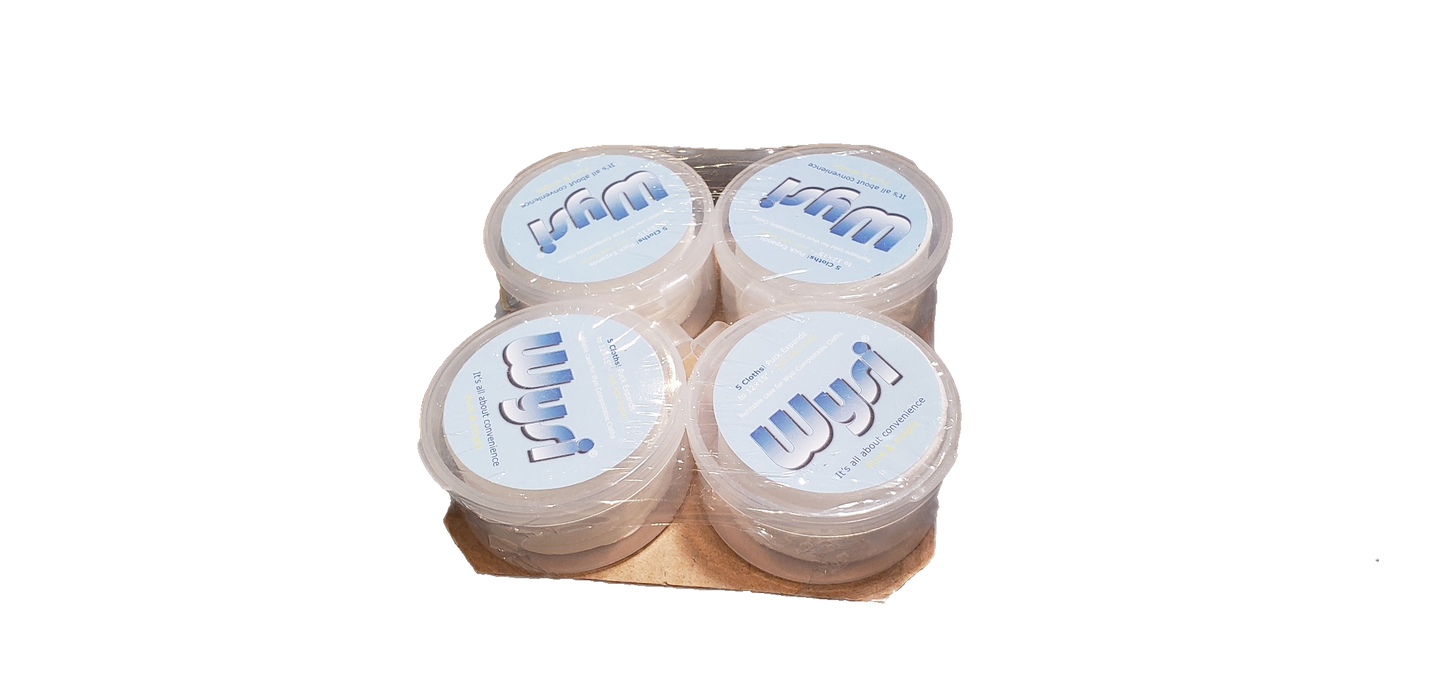 Travel Container (4 Pack)- Toilet Paper Pucks