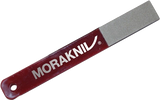 Morakniv Diamond Sharpener with a burgundy handle. The Morakniv logo is printed on the handle.