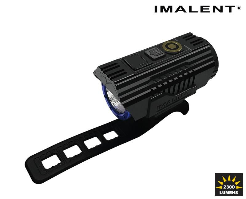 Imalet High powered BG10 Bicycle light with mount. The label '2300 lumens' is printed in the corner.