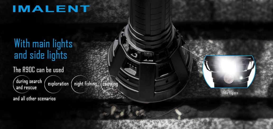 Imalent R90C NIGHT LEADER | MEGA-THROWER | 1 Mile+ Range | 20000 Lumens
