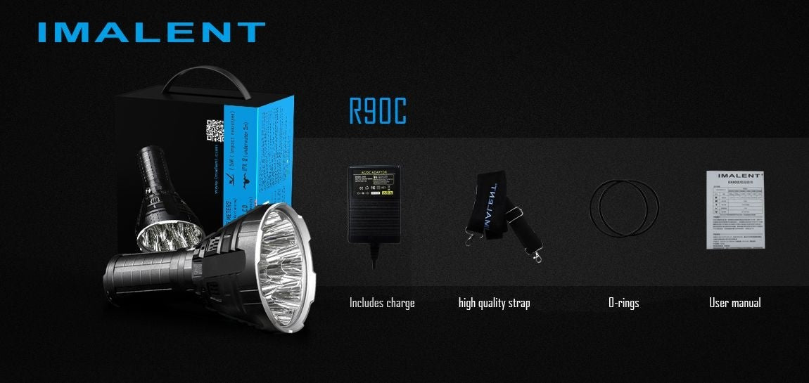 Imalent R90C NIGHT LEADER | MEGA-THROWER | 1 Mile+ Range | 20000 Lumens