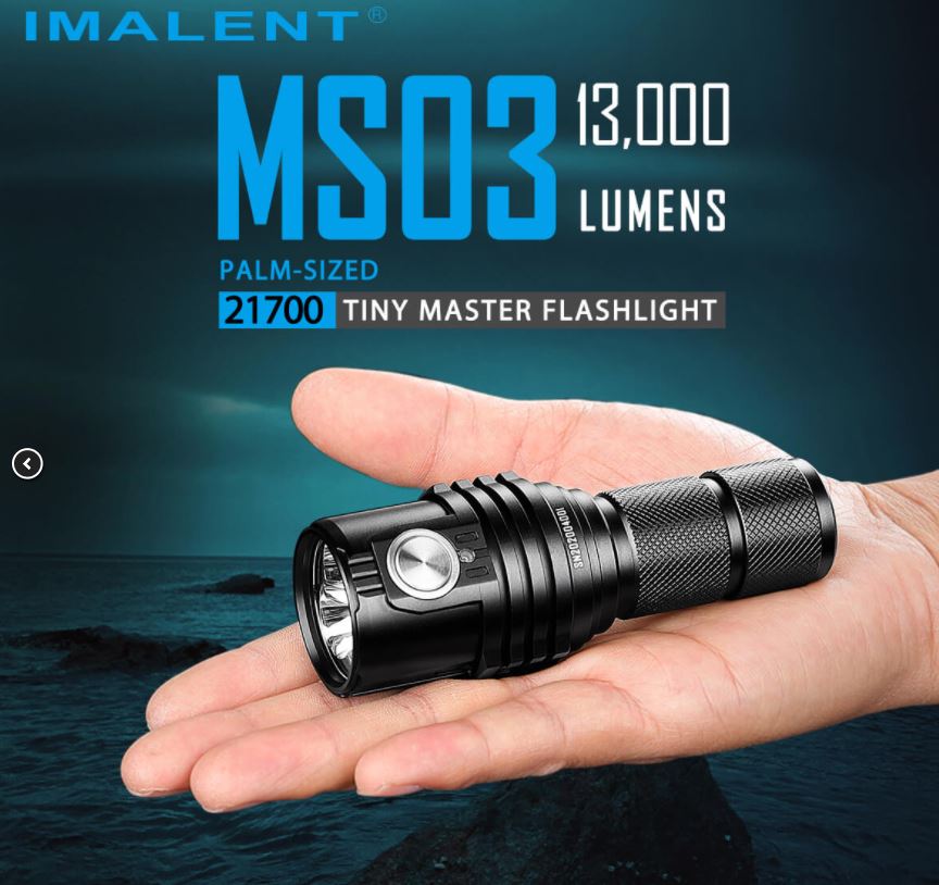 Imalent MS03 13000 LUMENS! The Worlds Smallest Brightest