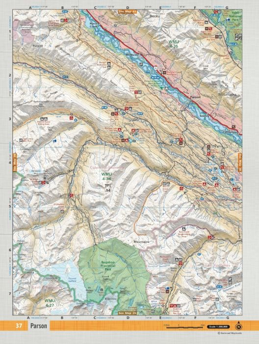 Kootenay Rockies BC Backroad Mapbooks- 8th Edition | BRMB