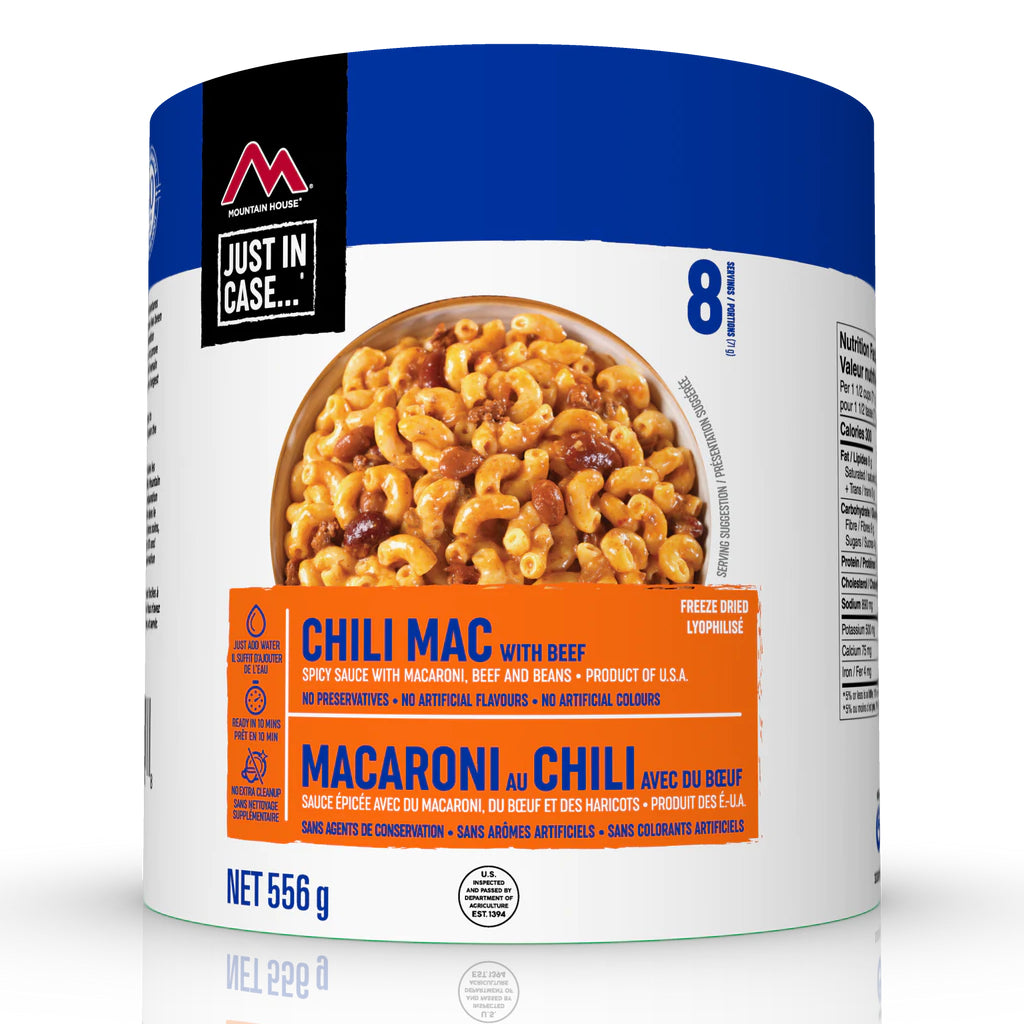 Mountain House Freeze Dried Chili Macaroni with Beef (#10 Can)