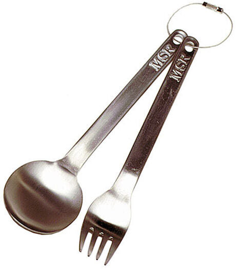 MSR Titanium Fork and Spoon Set