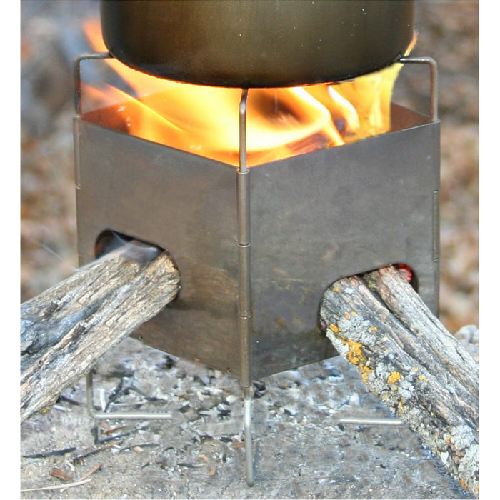 Firebox Stove Nano- Gen 2 (Stainless Steel)